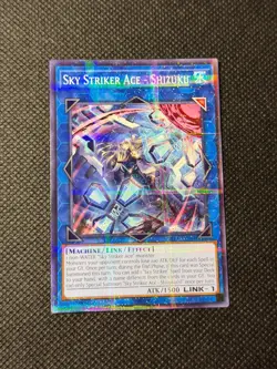 Sky Striker Ace Shizuku SLF1-AE044 (alt art) Parallel Rare Yugioh - Image 3