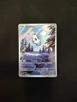 Pokemon Vanillite - 111/086 - SV: White Flare (WHT) Illustration Rare IR - Image 1