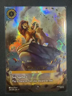 Disney Lorcana Fabled Circle Of Life Enchanted 225/204 PACK FRESH MINT - Image 1