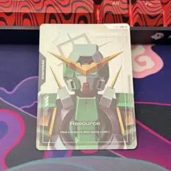 GUNDAM TCG CARD GAME - RESOURCE - Gundam Dynames - R-023 C+ FOIL ENGLISH GD03 - Image 1