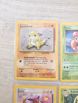 1999 Pokemon Cards Lot Of 6 Base Set Vintage Collectibles - Image 2