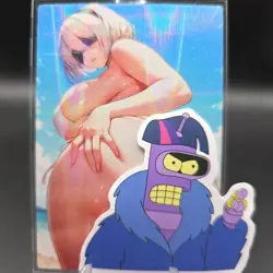 2B Nier Automata Anime Waifu Card Doujin ACG Goddess Holo - Image 2