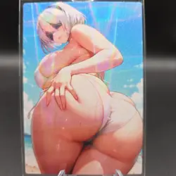 2B Nier Automata Anime Waifu Card Doujin ACG Goddess Holo - Image 5