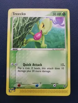 Pokemon Card Treecko 80/97 EX Dragon Common - Image 1