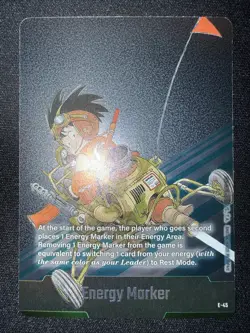Son Goku E-45 Silver Energy Marker Dragon Ball Manga Booster Card Fusion World - Image 1