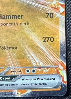 Pokemon Card Toxtricity ex 100/182 Paradox Rift Double Rare NM 85 - Image 2