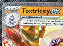 Pokemon Card Toxtricity ex 100/182 Paradox Rift Double Rare NM 85 - Image 4