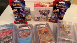 Pokemon Mystery Box 🔥 Graded Card PSA/CGC + 2 ENGLISH Packs + 10 Holos LOADED! - Image 3