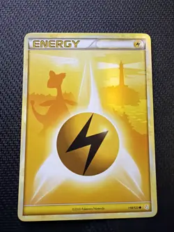 Pokemon TCG Lightning Energy HeartGold SoulSilver Card 118/123 Regular Common - Image 1