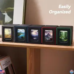 MTG Commander Deck Box - Patented Design, Holds 100 Double-Sleeved Cards & Dice - Image 5