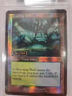BGS 9 Ravnica Remastered Serialized (193/500) Breeding Pool Retro Frame - Image 4