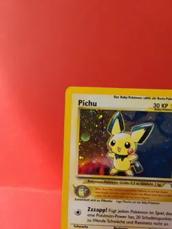 Pokemon Karte/card - Pichu 12/111 Neo Genesis Holo Swirl - Excellent - Image 2