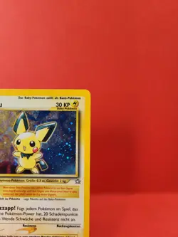 Pokemon Karte/card - Pichu 12/111 Neo Genesis Holo Swirl - Excellent - Image 3