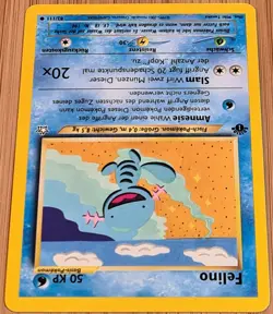 Felino # 82/111 1.Edition Common aus Neo Genesis 2001 Pokemon DE Mint Vintage - Image 5