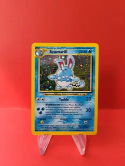 Pokemon Karte/card - Azumarill 2/111 - Holo Neo GENESIS - Swirl - Excellent+ - Image 1
