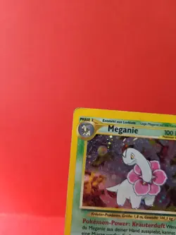 Pokemon Karte/card - Meganie Meganium 10/111 Holo Neo GENESIS - Light Played - Image 2
