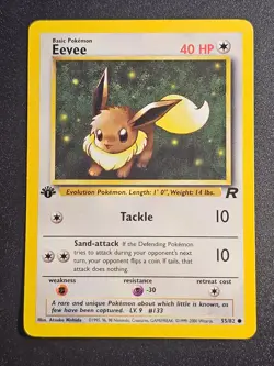 Pokemon TCG - Eevee 55/82 1st Edition - Image 1