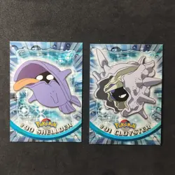 Shellder #90 Cloyster #91 _ Pokemon Topps Series 2 _ Italiano _ Nearmint - Image 1