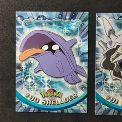 Shellder #90 Cloyster #91 _ Pokemon Topps Series 2 _ Italiano _ Nearmint - Image 2