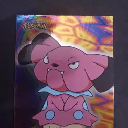 Snubbull #209_ Foil_ Pokemon Topps Johto Series 3_Italiano_ Excellent - Image 2