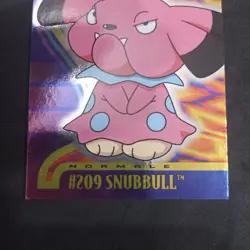 Snubbull #209_ Foil_ Pokemon Topps Johto Series 3_Italiano_ Excellent - Image 3
