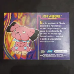 Snubbull #209_ Foil_ Pokemon Topps Johto Series 3_Italiano_ Excellent - Image 4