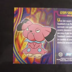 Snubbull #209_ Foil_ Pokemon Topps Johto Series 3_Italiano_ Excellent - Image 5