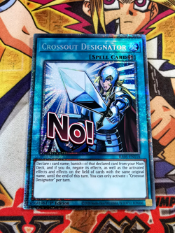 Crossout Designator ra05-en118 *VARIANT ART* (NEW) Starlight Rare Yu-Gi-Oh! - Image 1