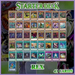 REX DINOSAUR SERPENT NIGHT DRAGON STARTER DECK 41 | Duelist Kingdom YuGiOh - Image 1