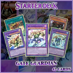 GATE GUARDIAN STARTER DECK 42 | Sanga Kazejin Suijin Duelist Kingdom YuGiOh - Image 2