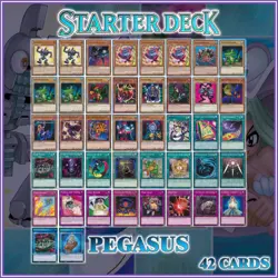 PEGASUS TOON STARTER DECK 42 | Golem Skull Mermaid World Duelist Kingdom YuGiOh - Image 1