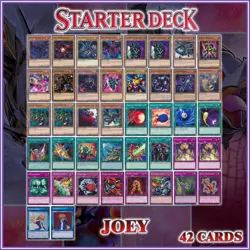 JOEY RED EYES BLACK DRAGON STARTER DECK 42 Darkness Duelist Kingdom YuGiOh - Image 1