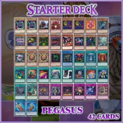 PEGASUS RELINQUISHED STARTER DECK 42 | Senju Sphere Duelist Kingdom YuGiOh - Image 1