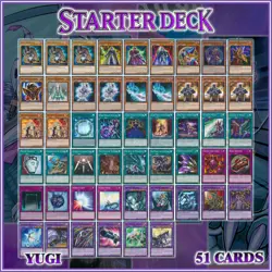 YUGI LEGENDARY DRAGONS STARTER DECK 51 Critias Hermos Timaeus Magician YuGiOh - Image 1