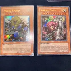 Sphinx Teleia Andro Sphinx EP1-EN002/EP1-EN003 Ultra Rare YuGiOh Playset NM - Image 2