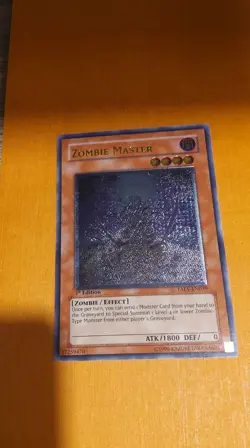 Zombie Master TAEV-EN039 Ultimate Rare 1st Edition Yugioh NM - Image 1