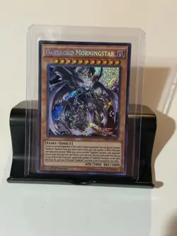 Yu-Gi-Oh! TCG Darklord Morningstar DESO-EN029 1st Edition secret rare NM - Image 1