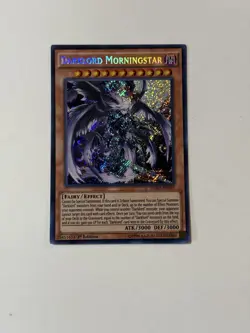 Yu-Gi-Oh! TCG Darklord Morningstar DESO-EN029 1st Edition secret rare NM - Image 3