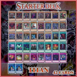 TITAN ARCHFIEND STARTER DECK 42 | Terrorking Pandemonium Duelist Kingdom YuGiOh - Image 1