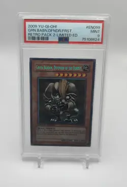 Yu-Gi-Oh! Green Baboon Defender Of The Forest RP02-EN099 PSA 9 - Image 3