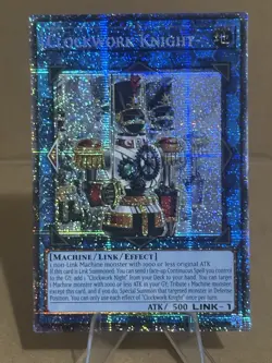 Yugioh Clockwork Knight RA05-EN058 Rarity Collection V Starlight Rare 1st Ed NM - Image 1