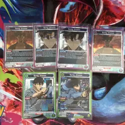 Sung jinwoo SR lot (18) of rares and SR and alt art SOLO LEVELING union arena!! - Image 5