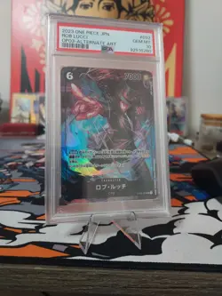 One Piece Pillars Of Strength OP03-092 Rob Lucci Alt Art PSA 10 Japanese - Image 1