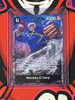 One Piece TCG - A Fist Of Divine Speed - Monkey. D. Garp OP11-095 Alt Art (NM) - Image 4