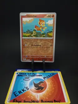 Chimchar 031/167 Twilight Masquerade Reverse Holo Common Pokemon Card - Image 1