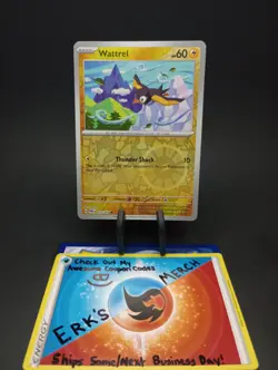 Wattrel 075/167 Twilight Masquerade Reverse Holo Common Pokemon Card - Image 1