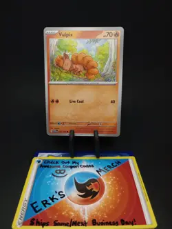 Vulpix 026/167 Twilight Masquerade Regular Common Pokemon Card - Image 1