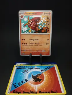 Darmanitan 035/167 Twilight Masquerade Regular Uncommon Pokemon Card - Image 1