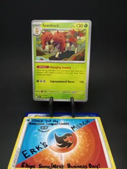 Sawsbuck 017/162 Temporal Forces Regular Uncommon Pokemon Card - Image 1