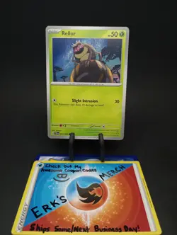 Rellor 023/162 Temporal Forces Regular Common Pokemon Card - Image 1